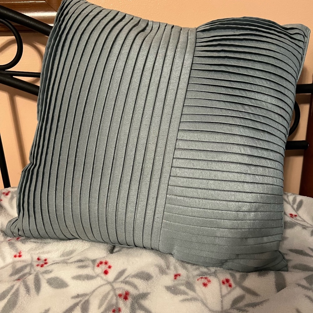 Turquoise Sea Blue Pillow